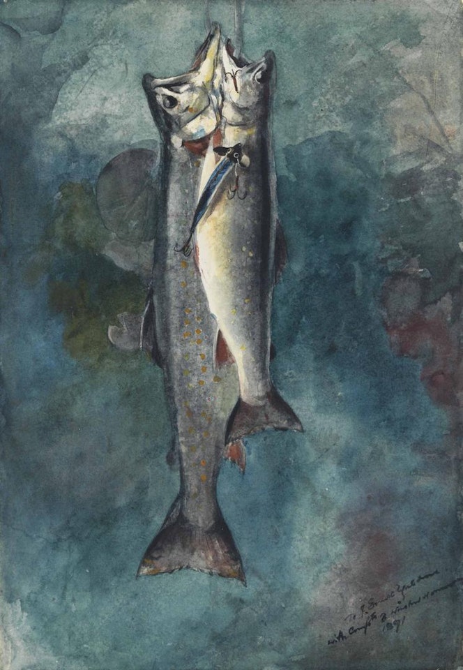 Two Trout by Winslow Homer