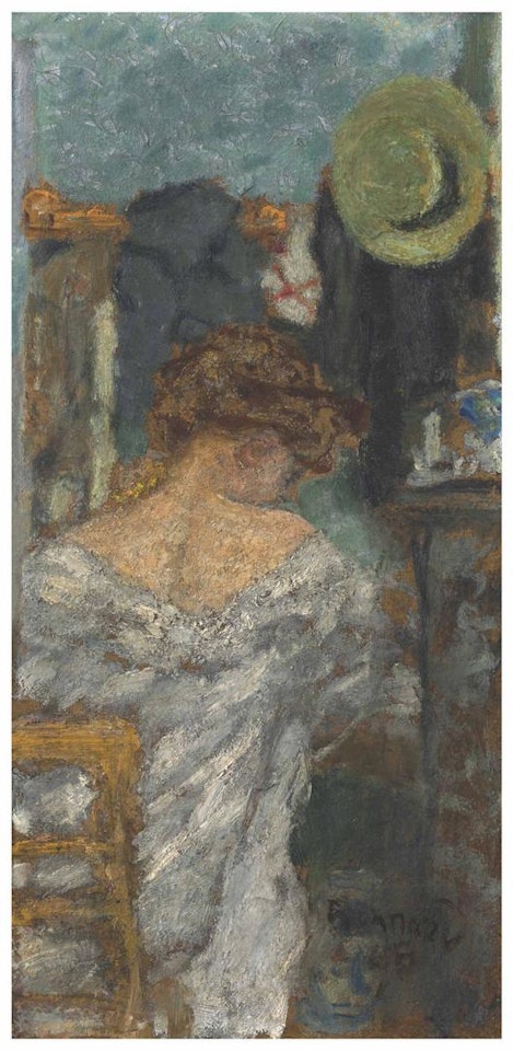 Femme assise, de dos by Pierre Bonnard