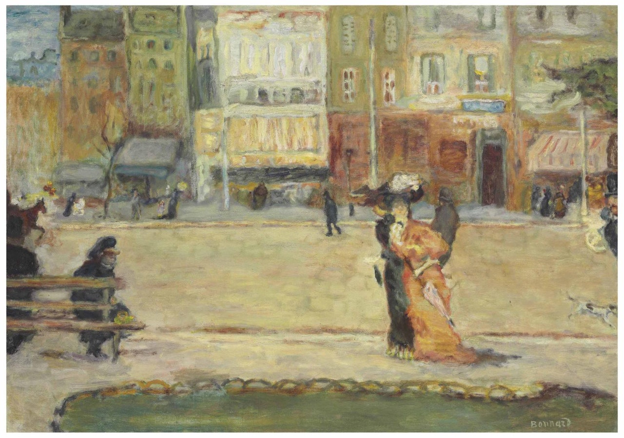 Boulevard de Clichy ou Scène de rue à Paris by Pierre Bonnard
