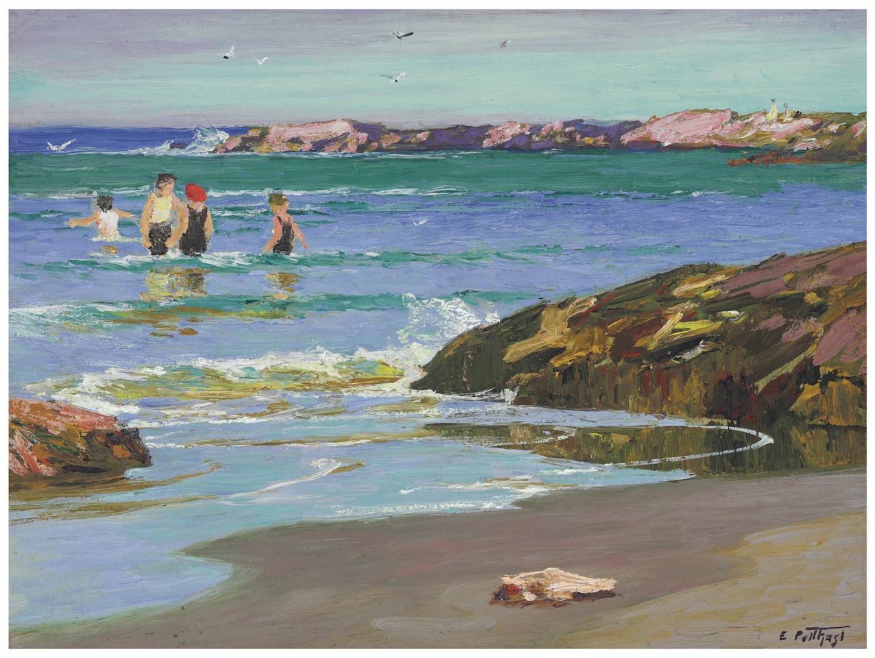 Low Tide by Edward Henry Potthast