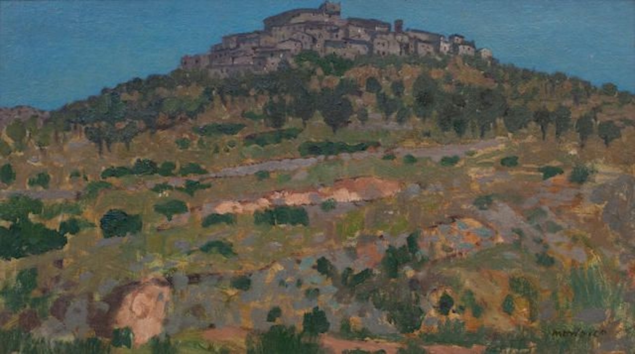 View of Roviano by Alberto Morrocco