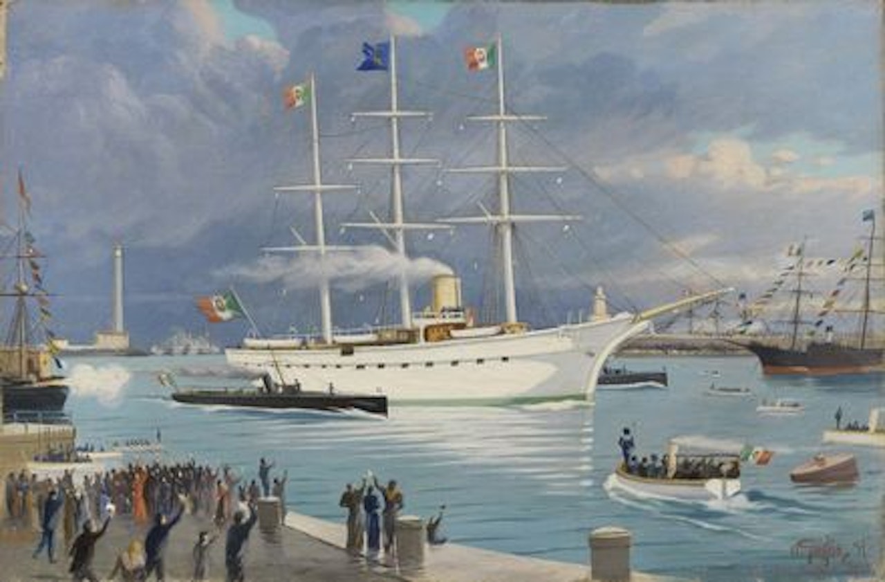 La partenza della Stella Polare by Oscar Ghiglia