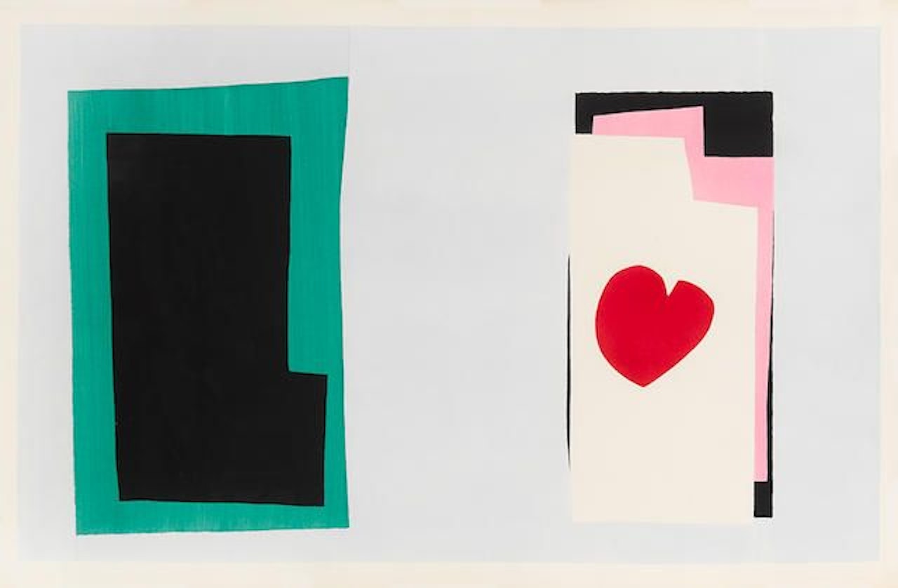 Le Coeur, pl. VII, from Jazz by Henri Matisse