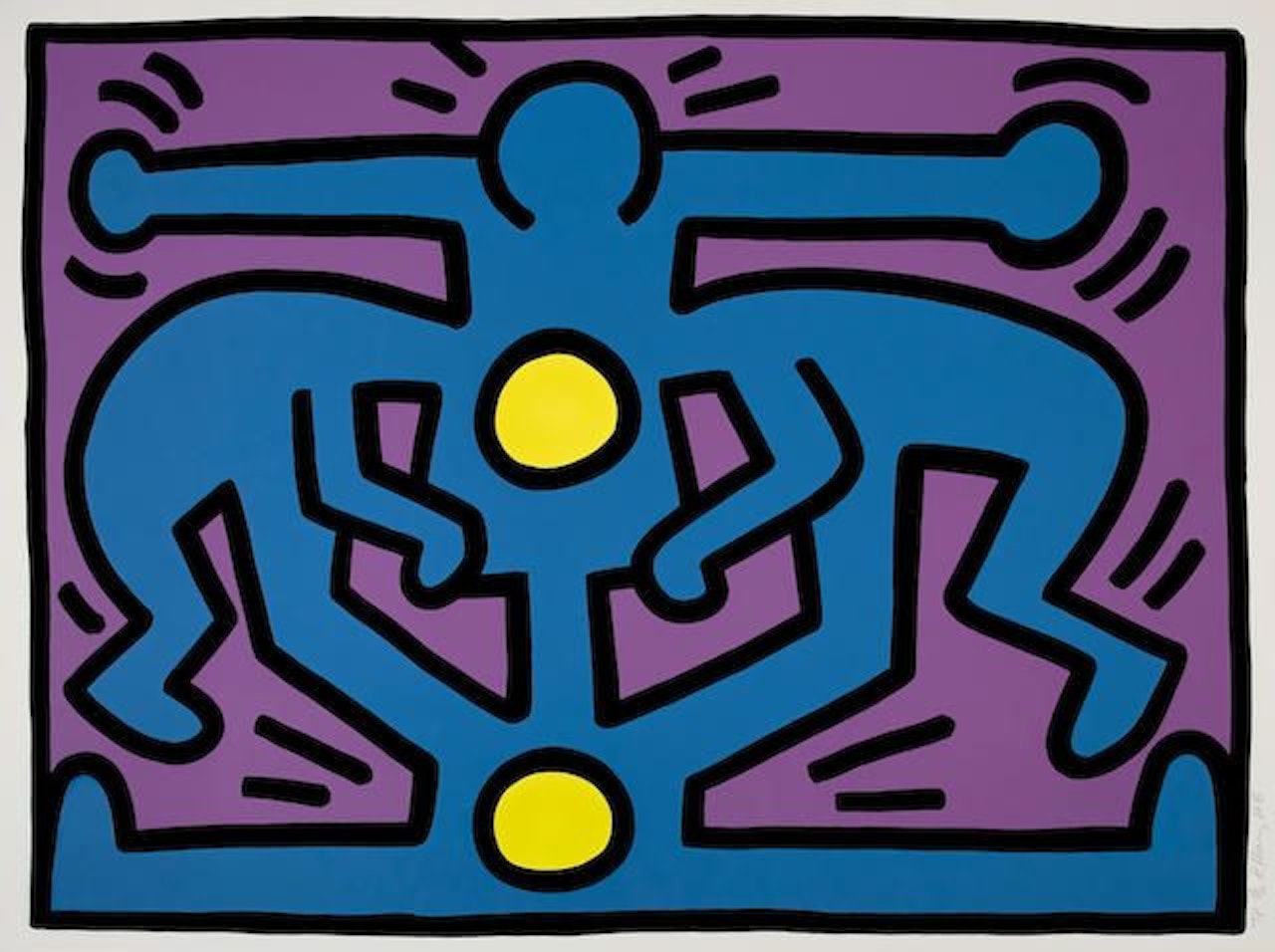 Growing #2, from Growing Suite by Keith Haring
