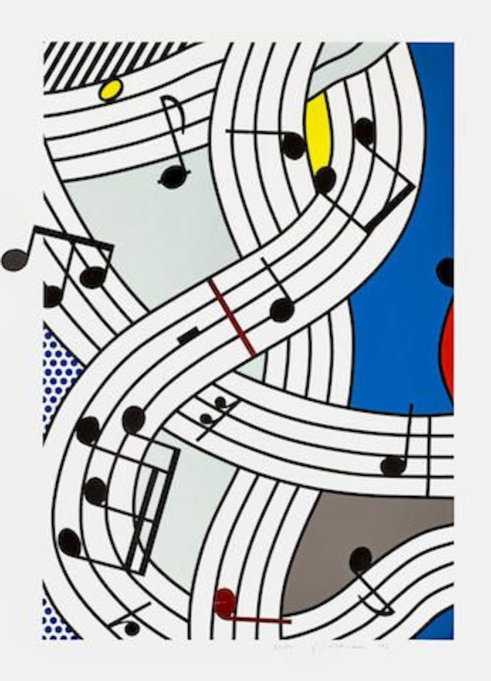 Composition I by Roy Lichtenstein