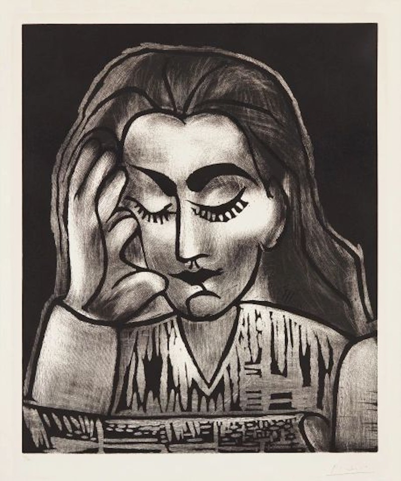 Jacqueline lisant (Jacqueline Reading) by Pablo Picasso