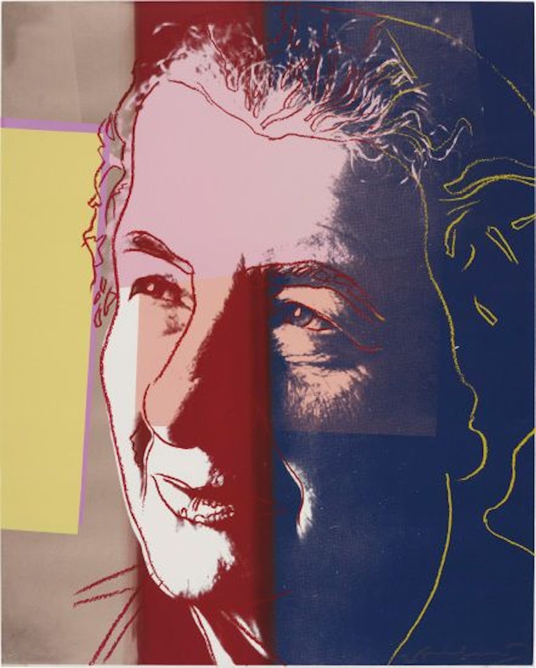 Golda Meir, from Ten Portraits of Jews of the Twentieth Century by Andy Warhol