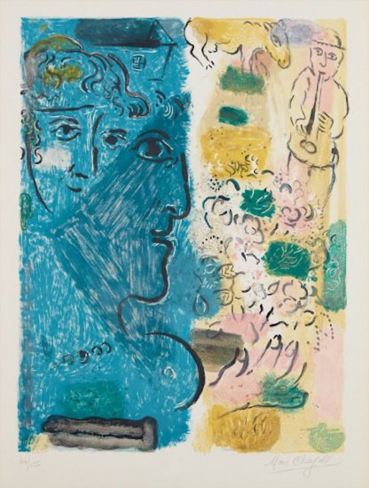 Affiche d'exposition (Exhibition poster) by Marc Chagall