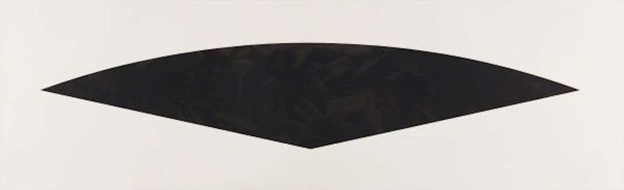 Dark Gray Curve, from Fans series by Ellsworth Kelly