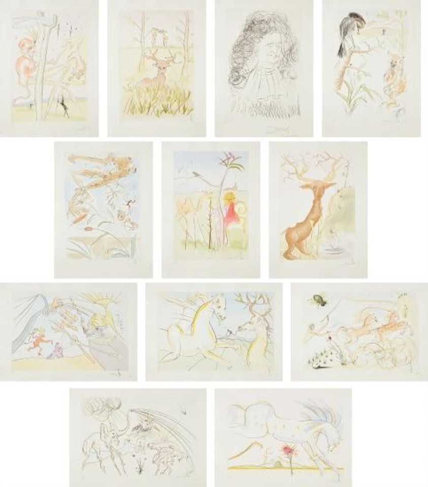 Le Bestiare de la Fontaine Dalinesé (La Fontaine's Bestiary Dalinized) by Salvador Dali