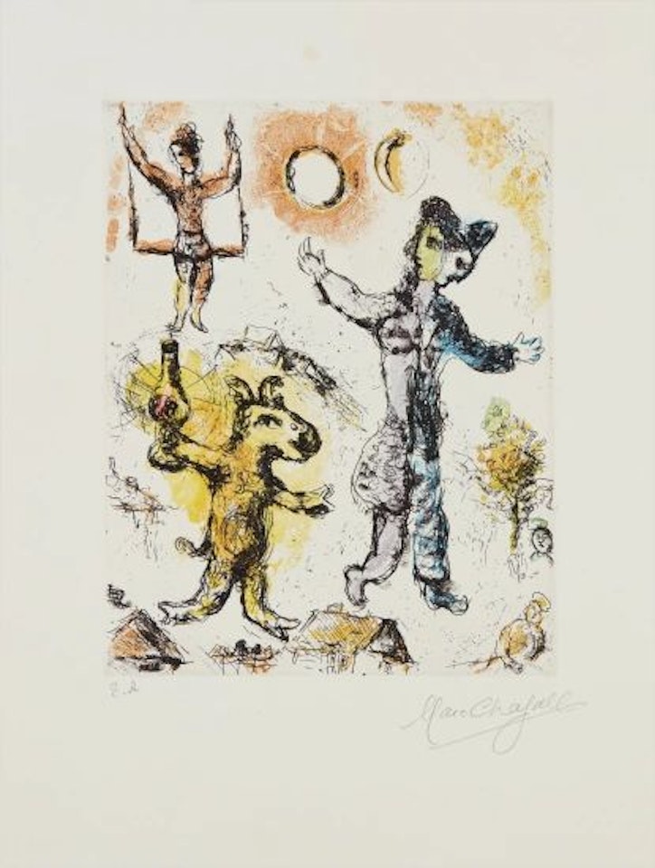 Le Rêve de l’âne (The Donkey's Dream) by Marc Chagall