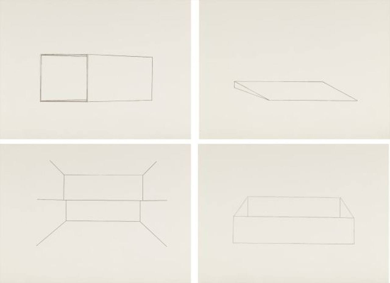 Untitled: four plates by Donald Judd