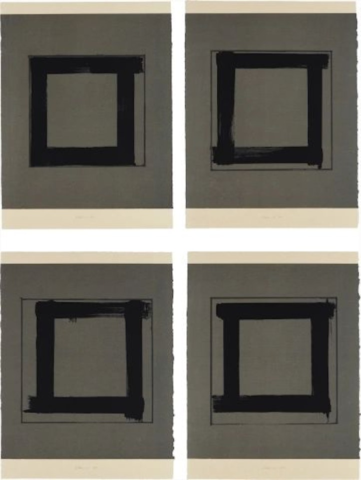 1; 2; 3; and 4 by Brice Marden