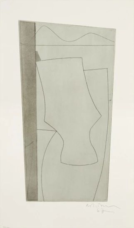 Goblet Forms (Untitled) by Ben Nicholson, O.M.