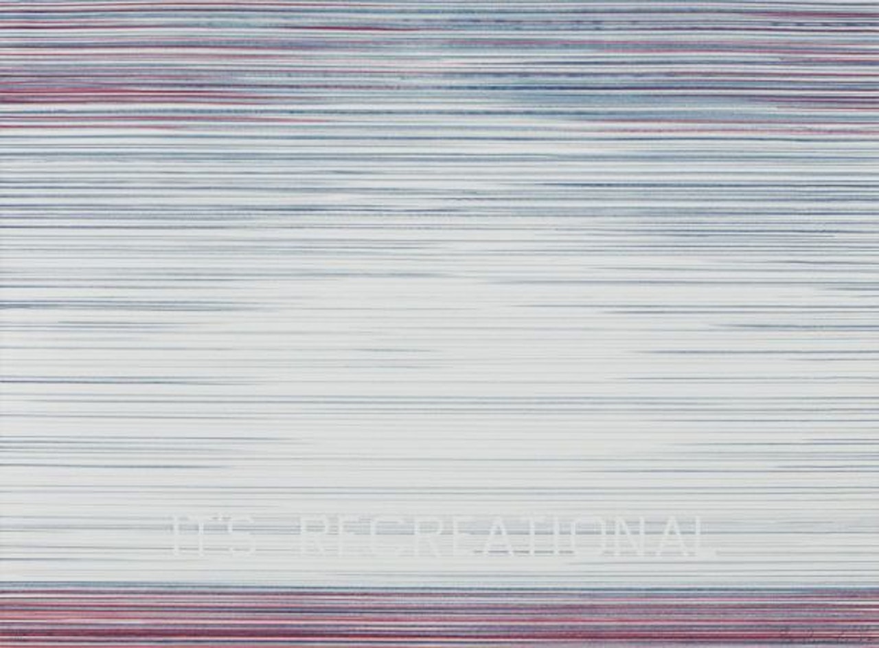 It's Recreational, from World Series by Ed Ruscha