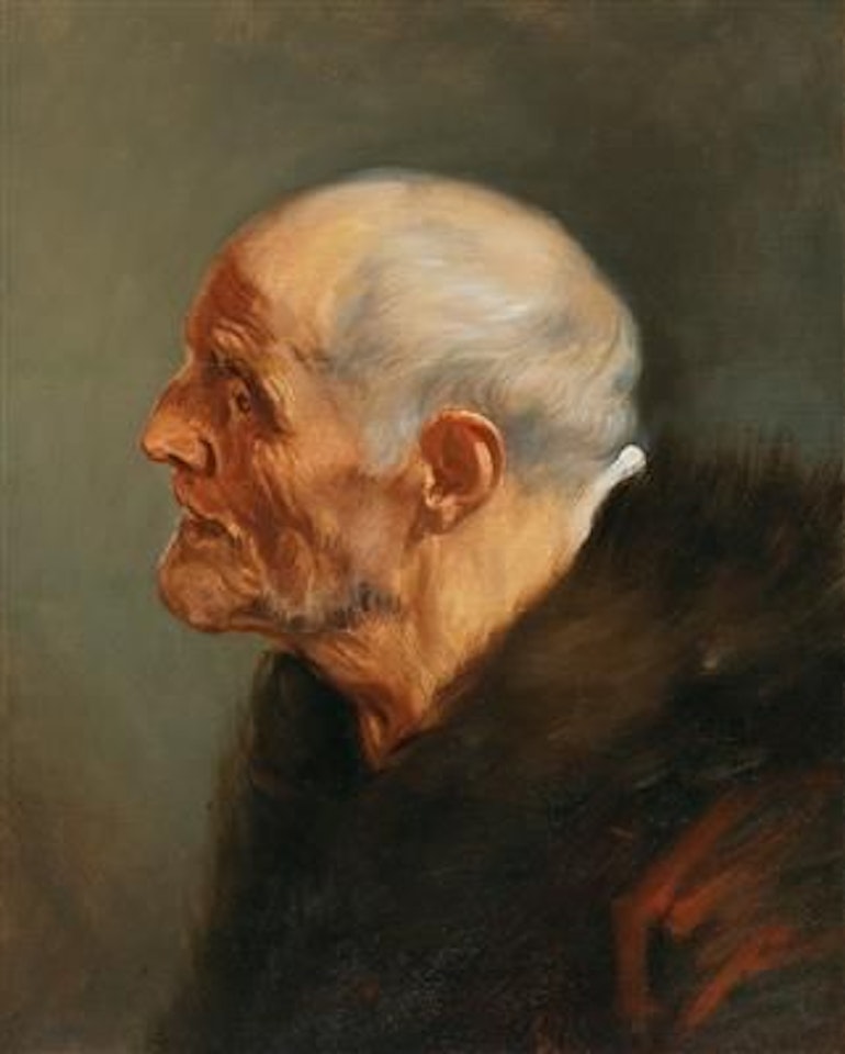 Head study of a bearded man by Anthony van Dyck