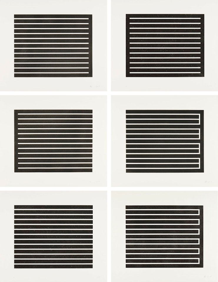UNTITLED (SCHELLMANN 118 - 123) by Donald Judd