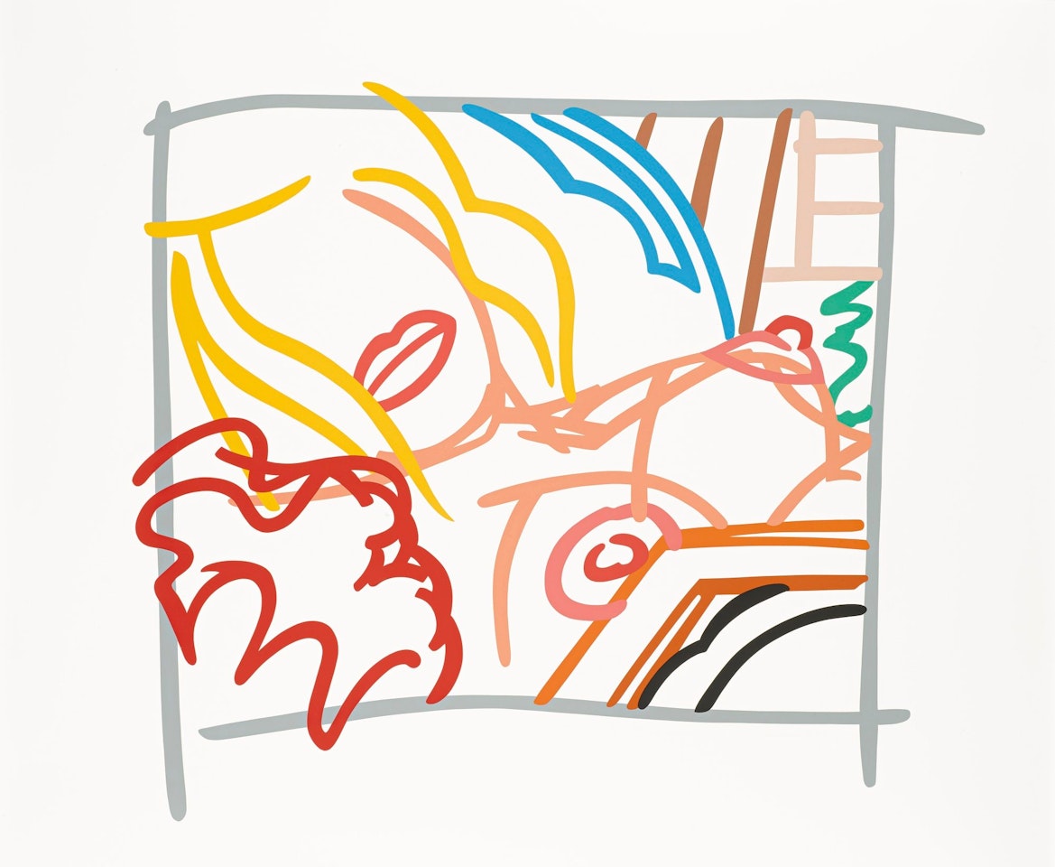BEDROOM BLONDE DOODLE WITH PHOTO by Tom Wesselmann