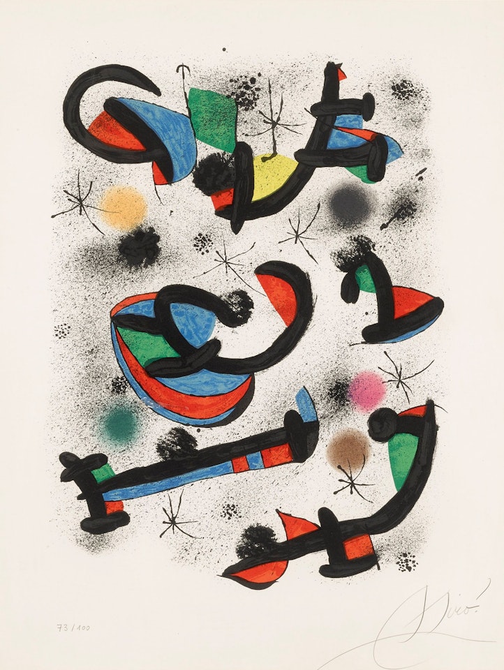 LA SÉANCE DE MUSIQUE (M. 1230) by Joan Miró