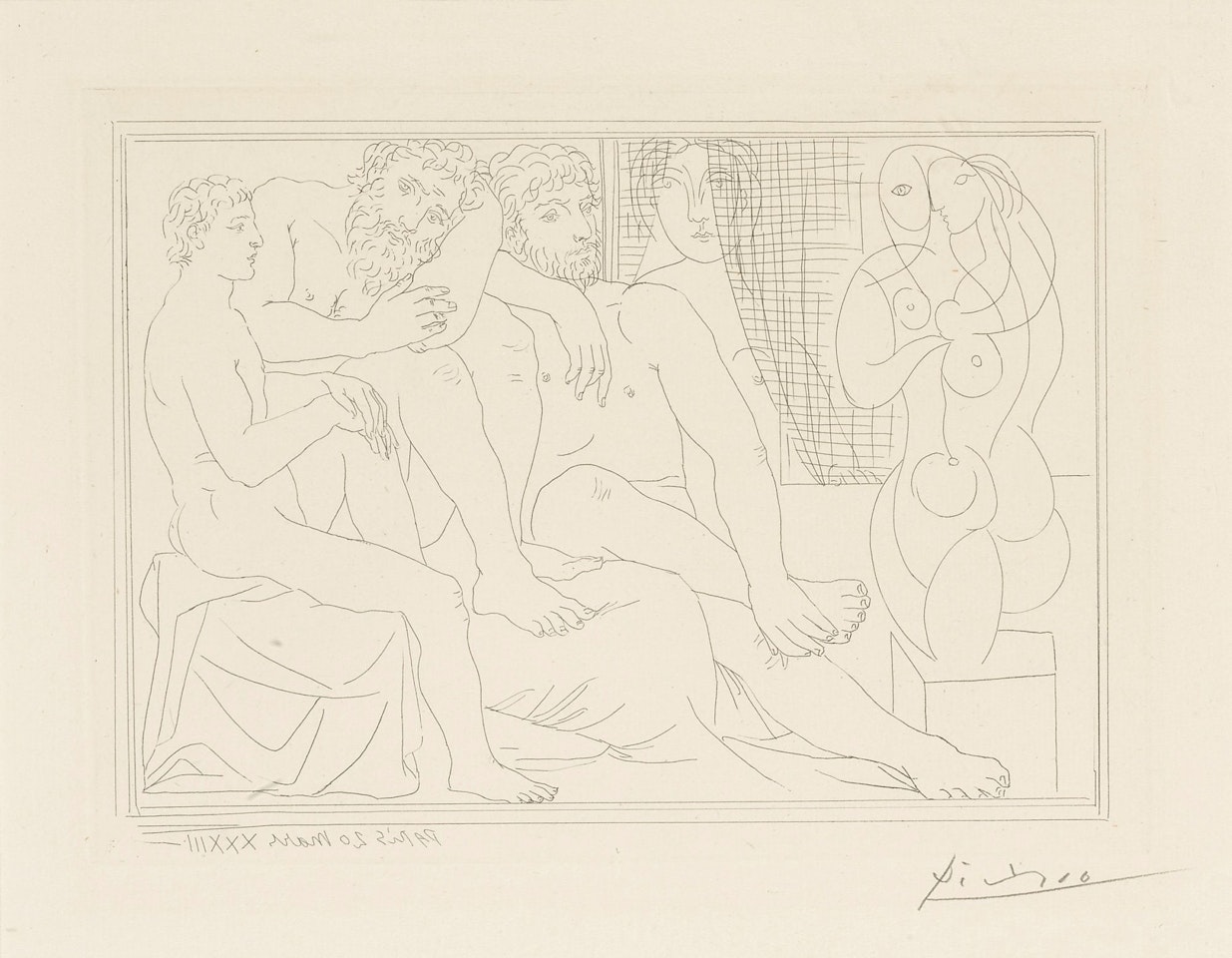 SCULPTEURS, MODÈLES ET SCULPTURE (B. 149; BA. 301) by Pablo Picasso