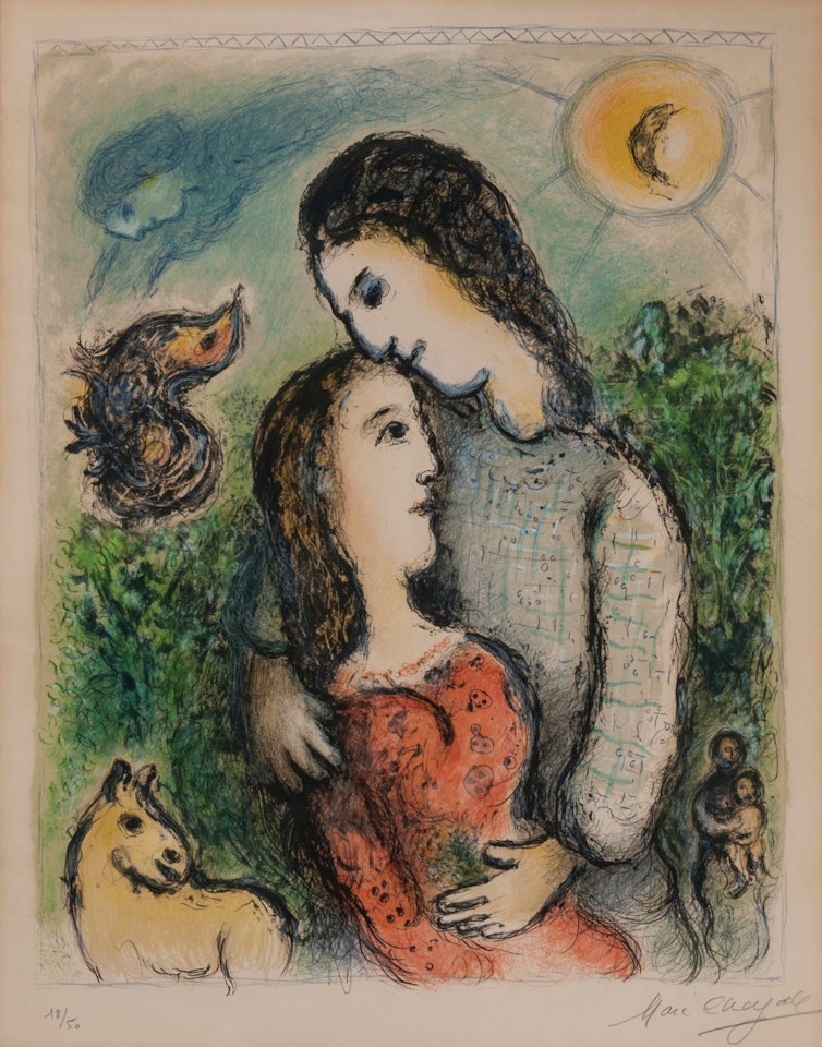 THE ADOLESCENTS (M. 741) by Marc Chagall