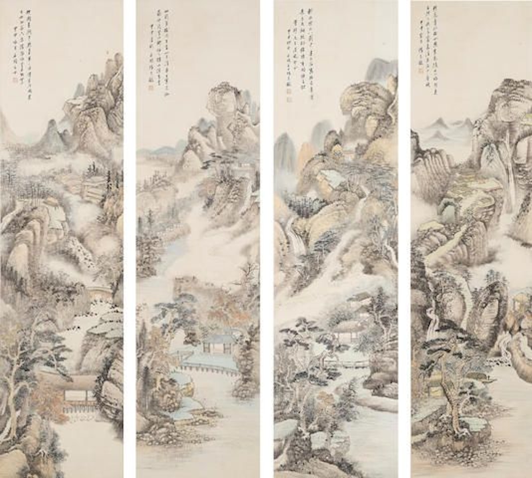 Landscapes by Zhang Shiyuan