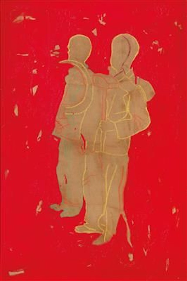 Untitled (Compagni Compagni) by Mario Schifano