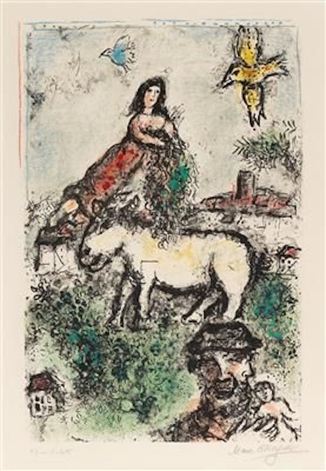 Jardin perdu - a sequestered garden by Marc Chagall