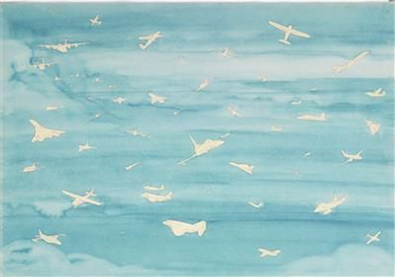 Cieli ad alta quota (High-altitude skies) by Alighiero Boetti