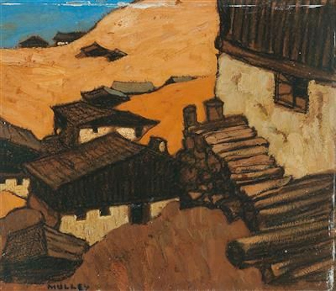 Mountain village by Oskar Mulley