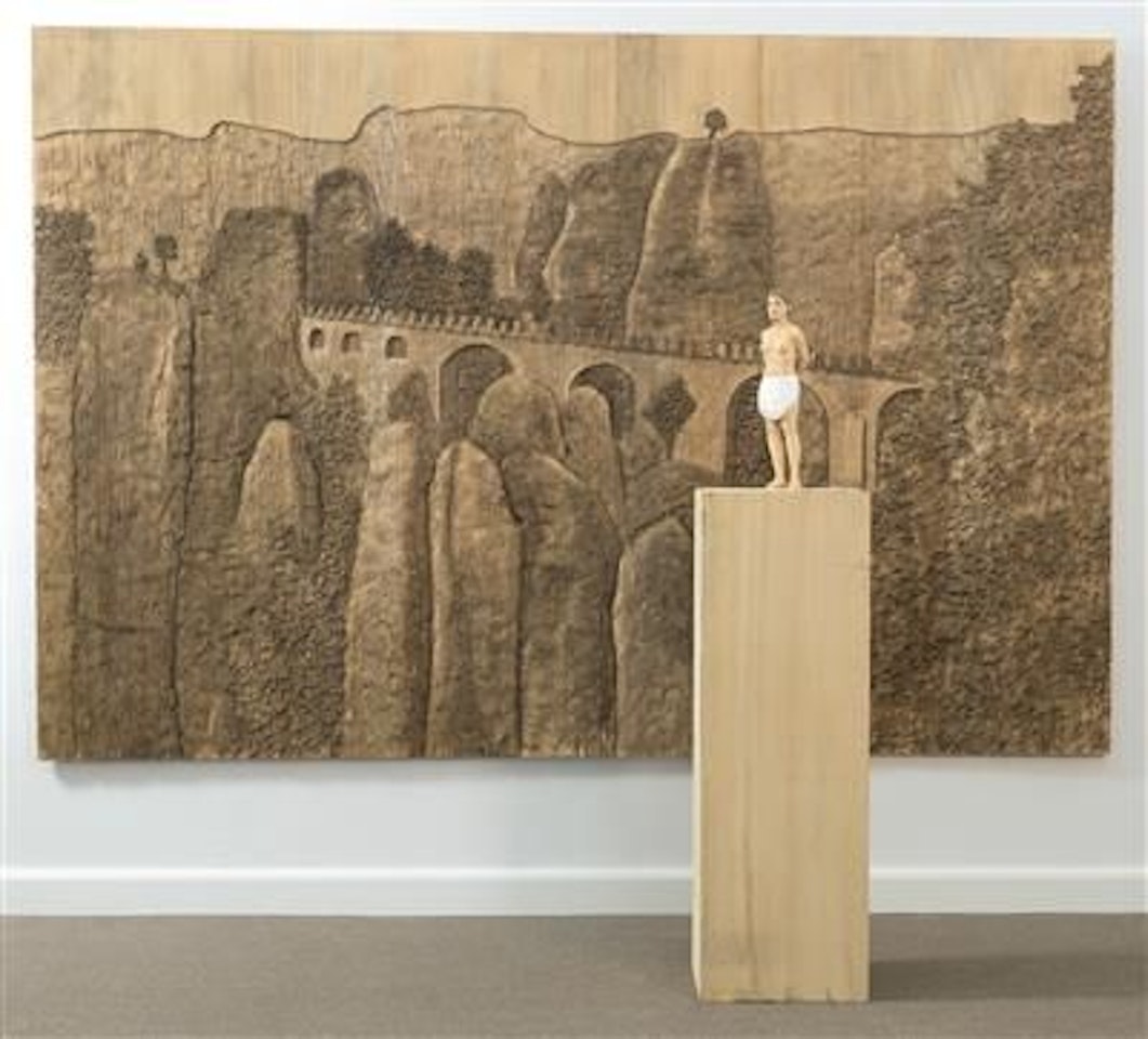 Saxon Switzerland & Act with apron by Stephan Balkenhol