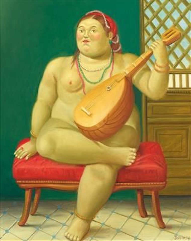 L’Odalisque by Fernando Botero