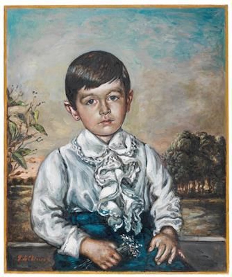 Portrait of a child by Giorgio de Chirico