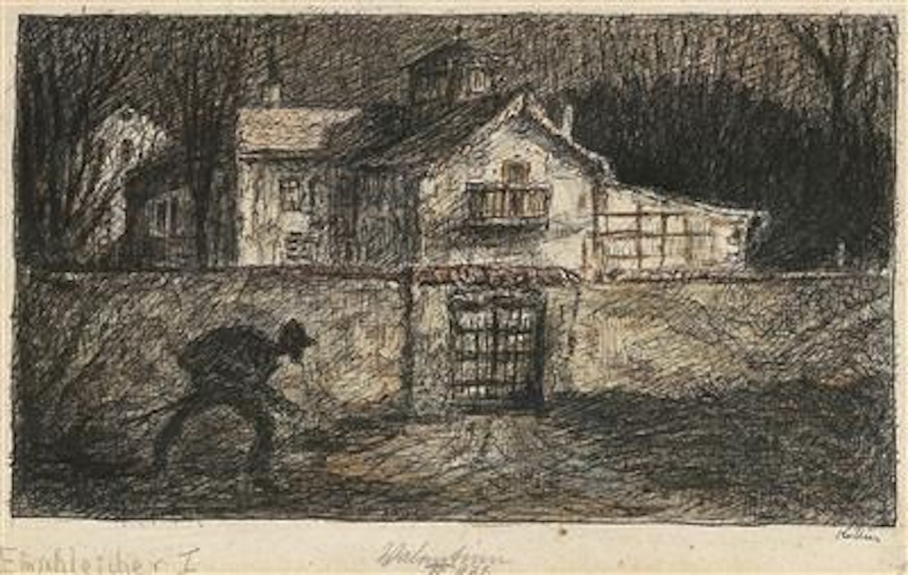“Einschleicher I” by Alfred Kubin