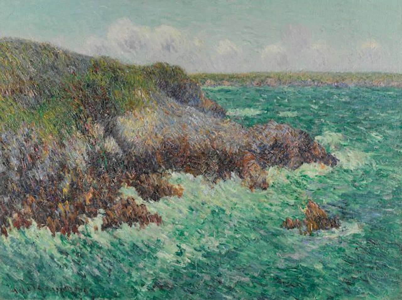Rochers de Saint-Lunaire by Gustave Loiseau