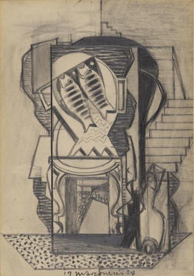 Panier de poissons by Louis Marcoussis