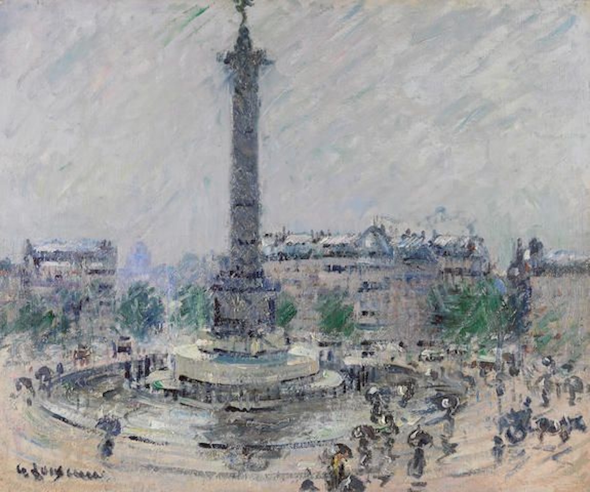 Place de la Bastille by Gustave Loiseau