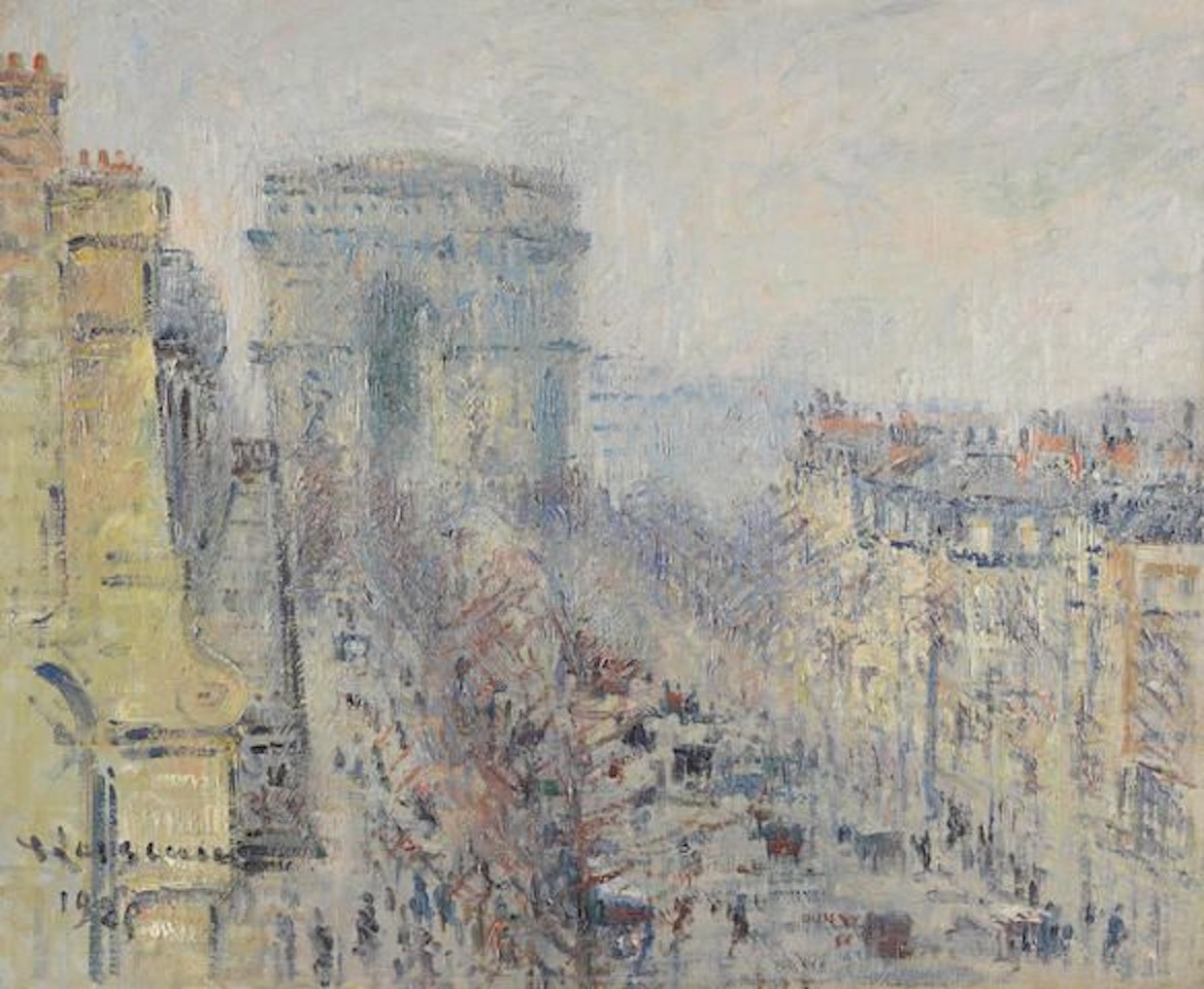 L'avenue de Friedland, Paris by Gustave Loiseau