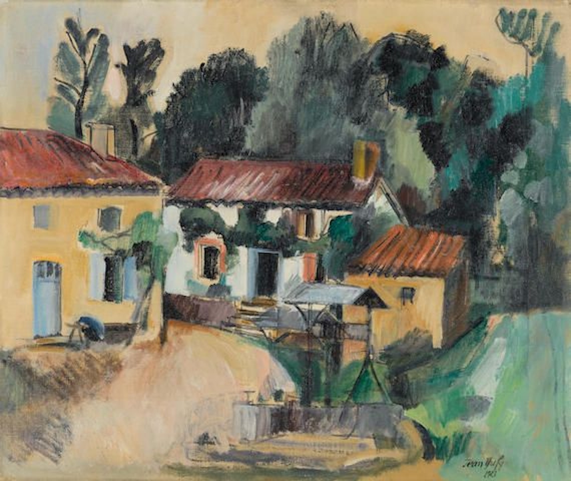 Cour de ferme by Jean Dufy