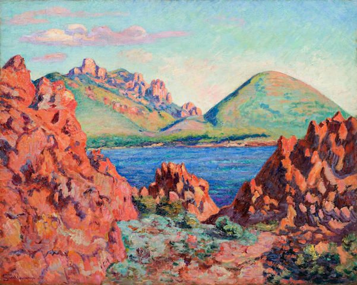 Le Cap Long, les hauteurs du Cap Roux by Armand Guillaumin