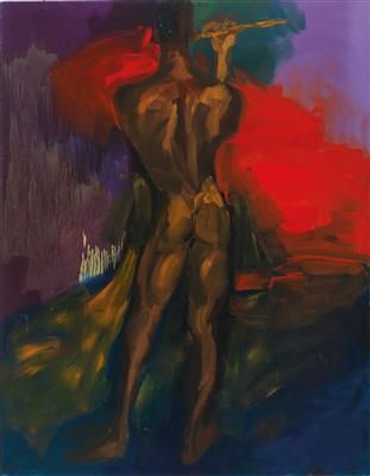 Flötenspieler by Rainer Fetting