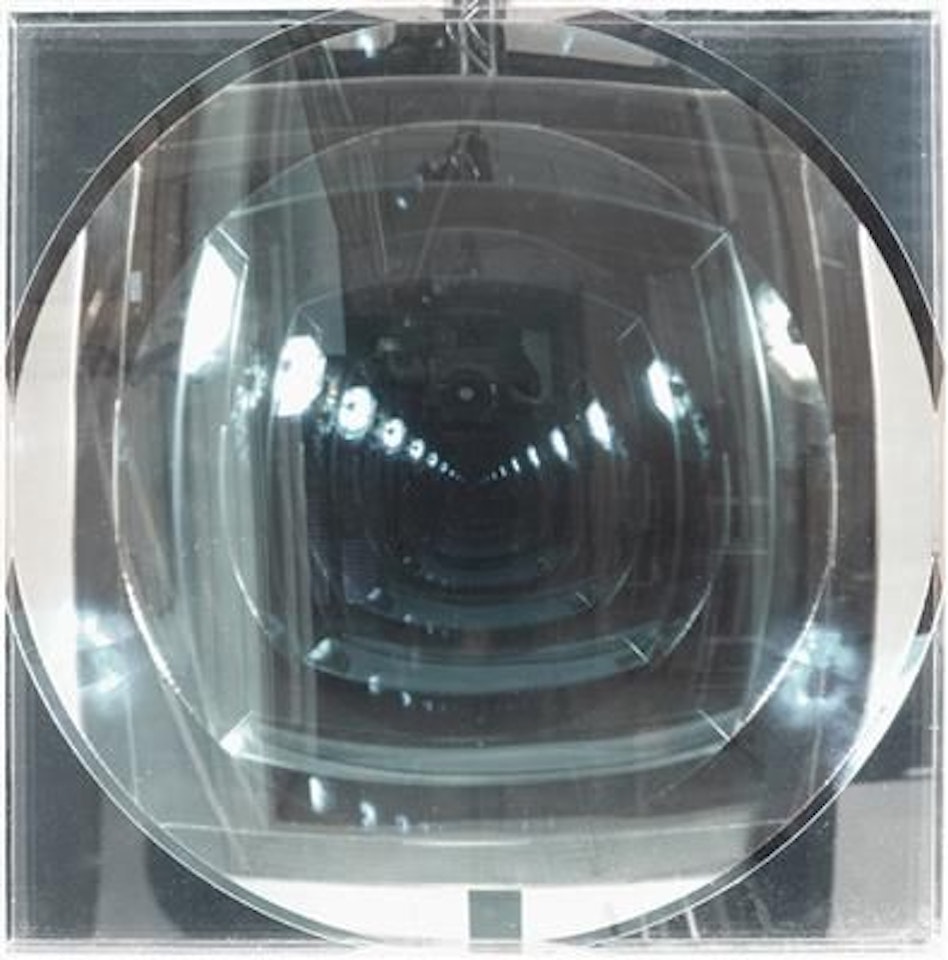 Mirror object by Adolf Luther