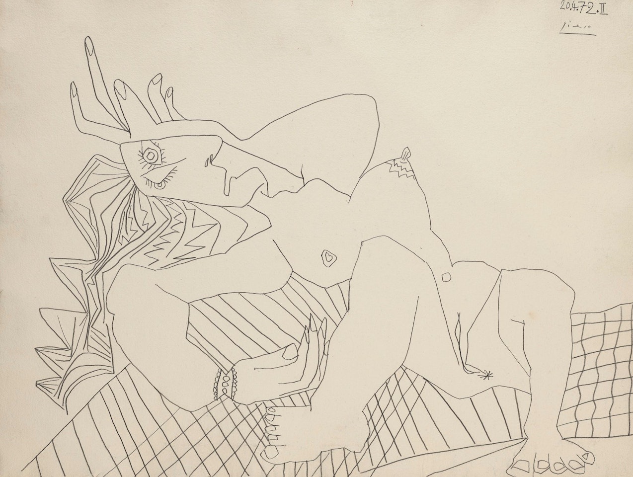 NU COUCHÉ by Pablo Picasso