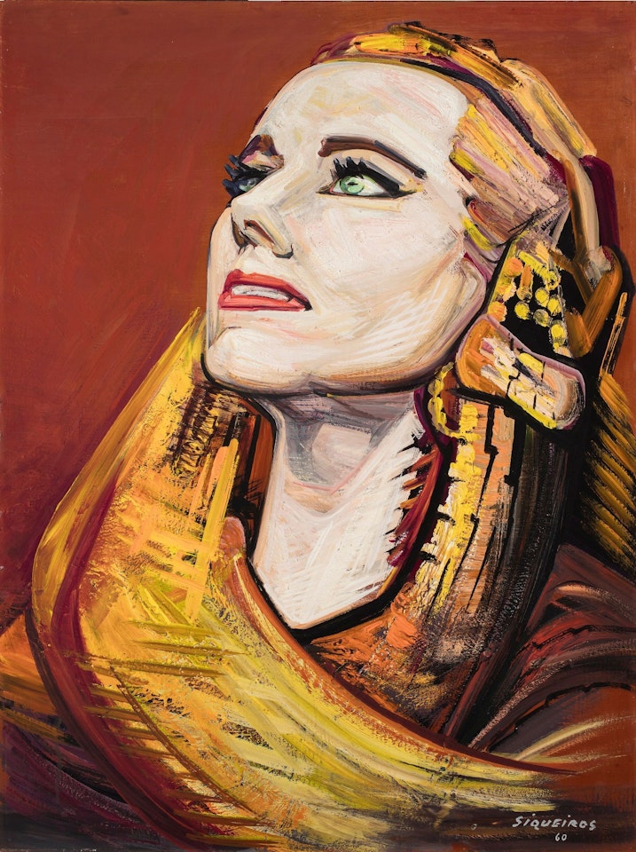 LA MUJER DE LA NIEVE (PORTRAIT OF TERESA ALFARO SIQUEIROS DE PRIETO AS IZTACCíHUATL) by David Alfaro Siqueiros