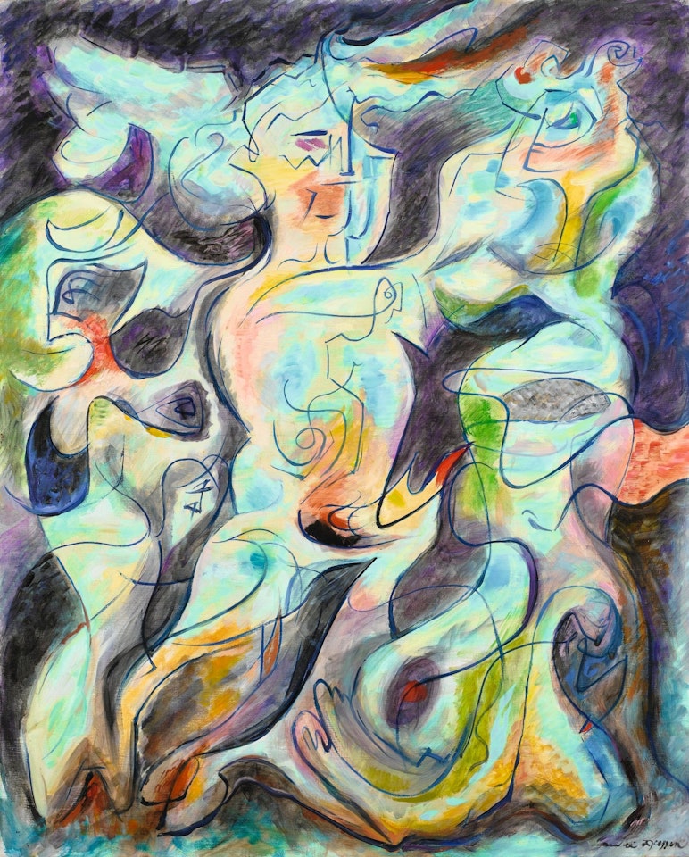 LES TRANSPARENTES by André Masson