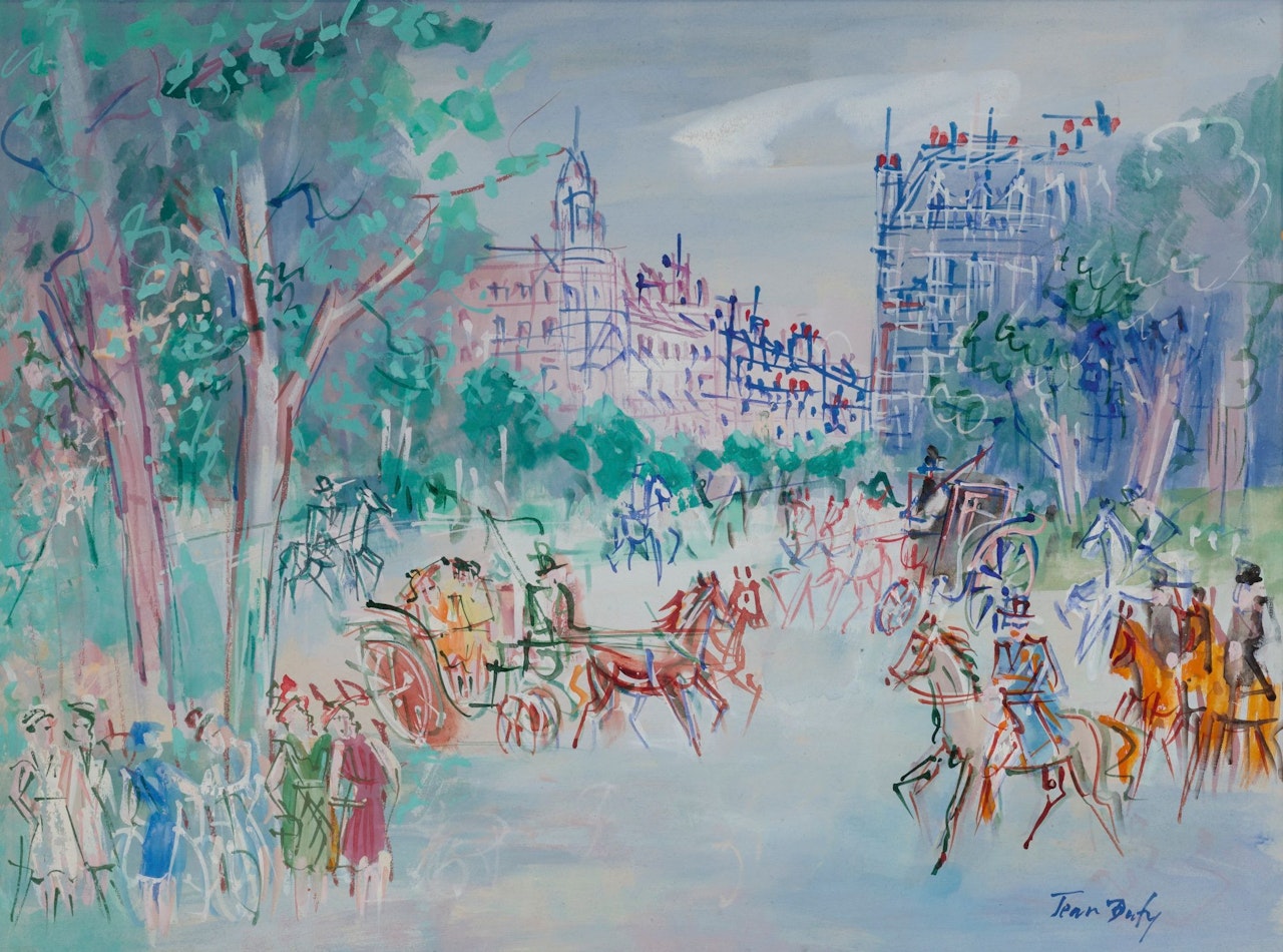 BOIS DE BOULOGNE by Jean Dufy