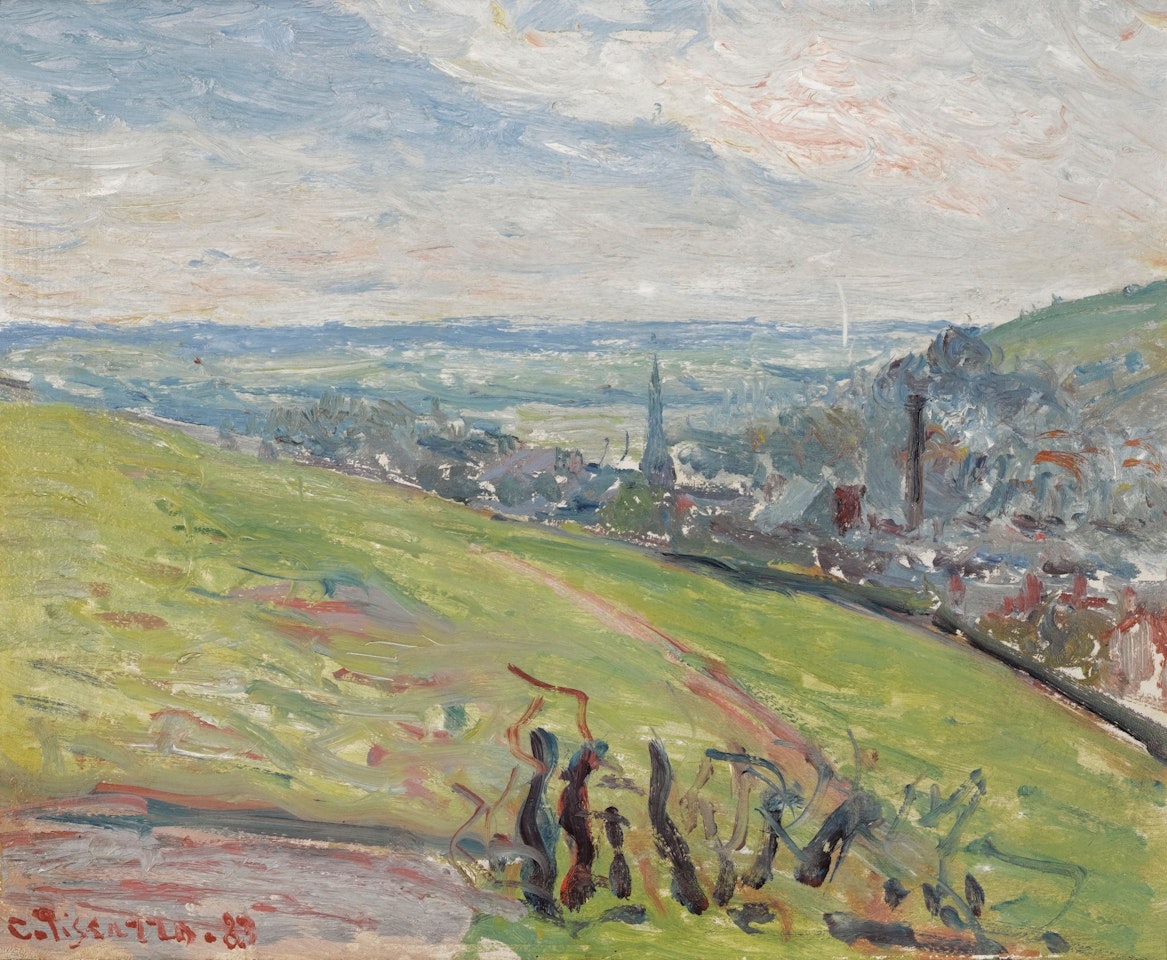 ENVIRONS DE ROUEN by Camille Pissarro