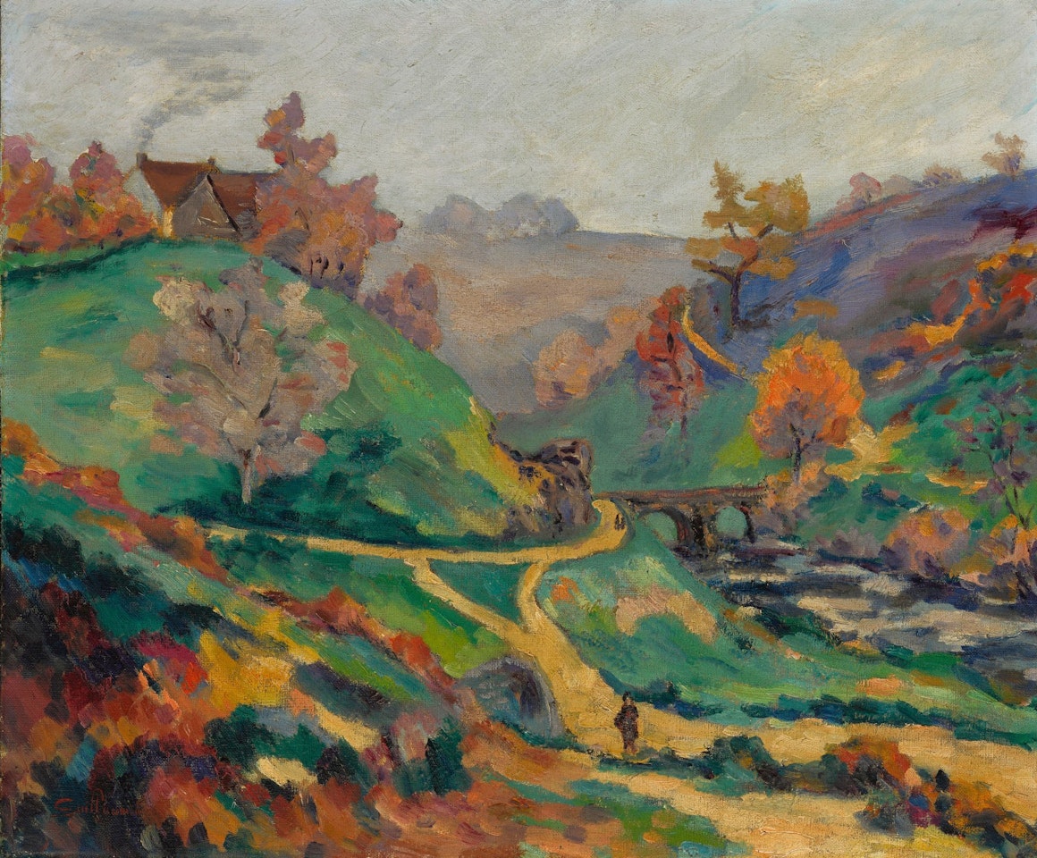 LA SEDELLE AU PONT CHARRAUD, CREUSE by Armand Guillaumin