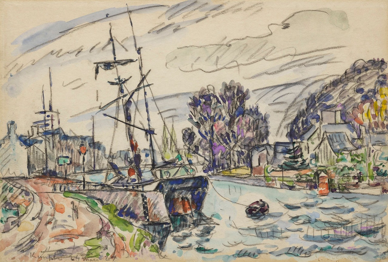 QUIMPER by Paul Signac