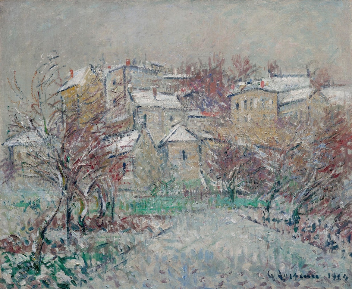LA NEIGE, PONTOISE by Gustave Loiseau